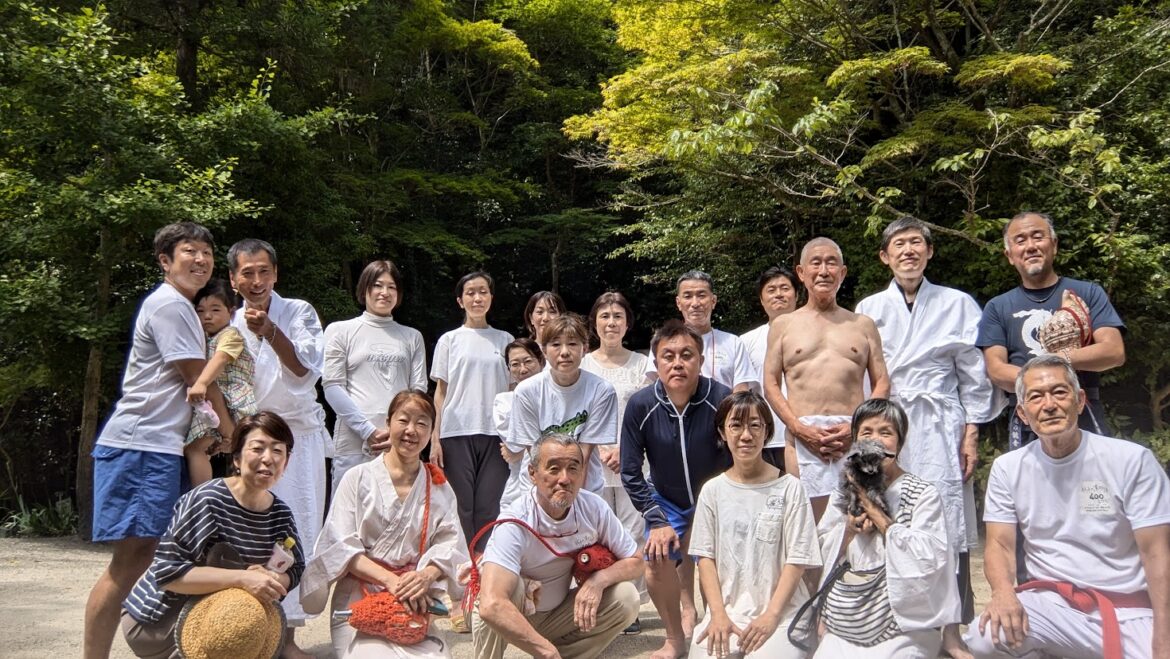 第411座7/6（日）鶴を折る、もう真夏の滝